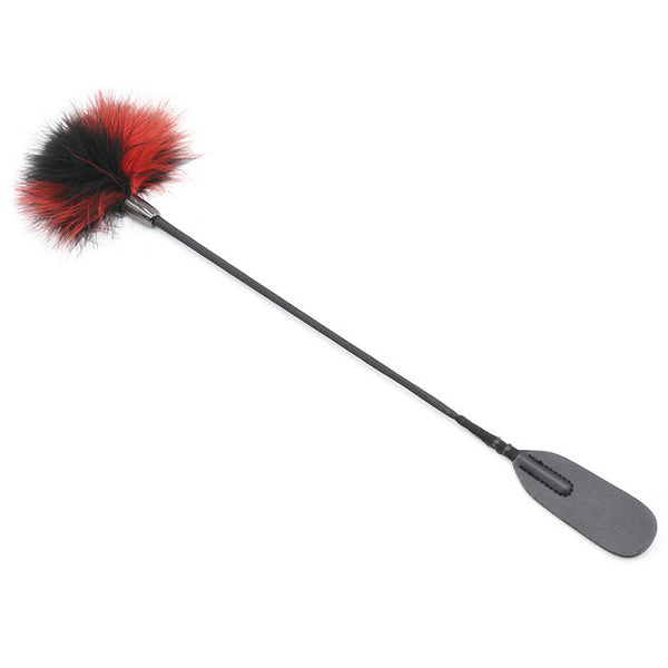 Black And Red Dual-Purpose Feather