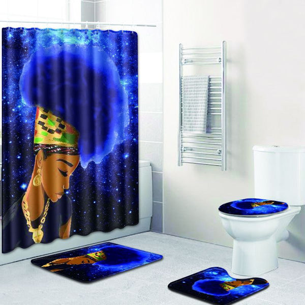 By Her Rules Shower Curtain Set