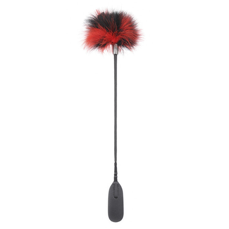 Black And Red Dual-Purpose Feather