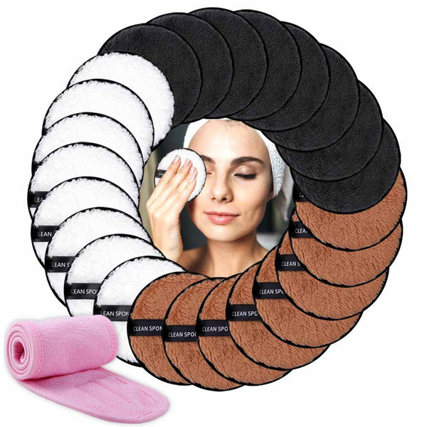 Towel Puff Makeup Face-Skin-Care Facial-Headband
