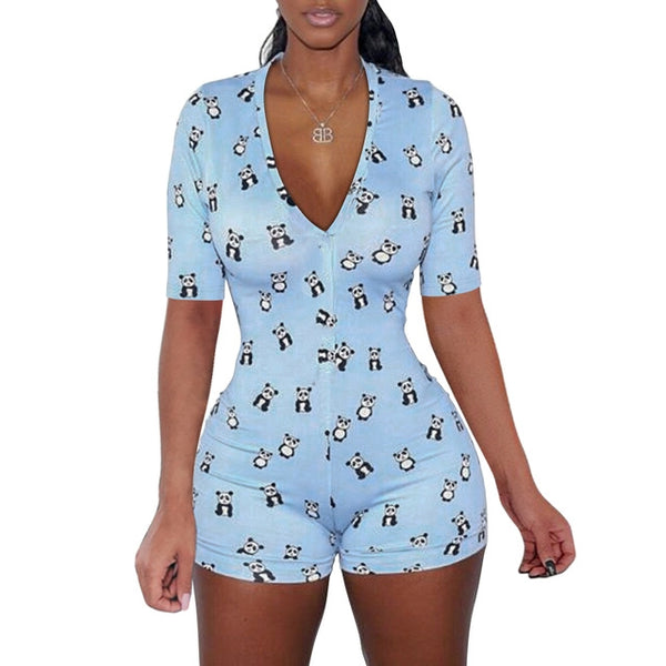 Sexy Bodysuit Short Romper Sleepwear