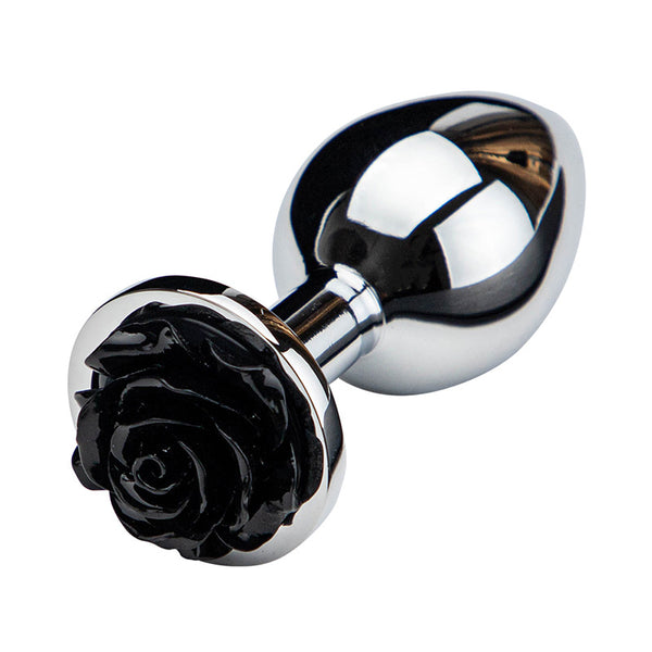 Rose Flower Masturbation Metal Anal Plug