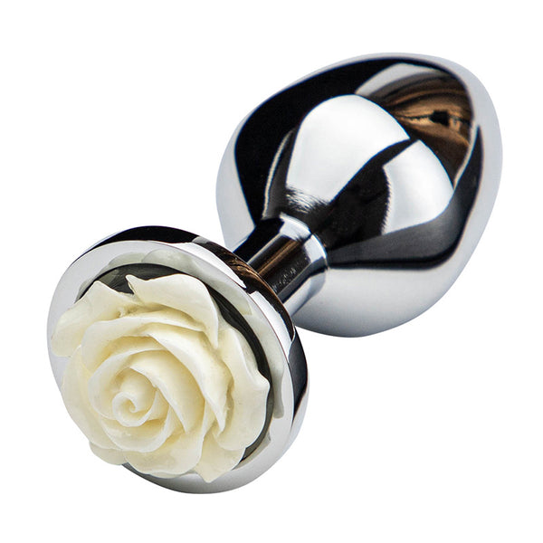 Rose Flower Masturbation Metal Anal Plug