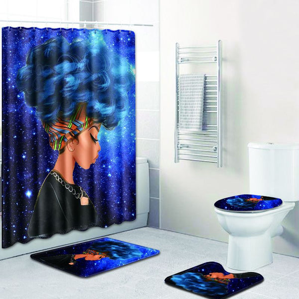 By Her Rules Shower Curtain Set