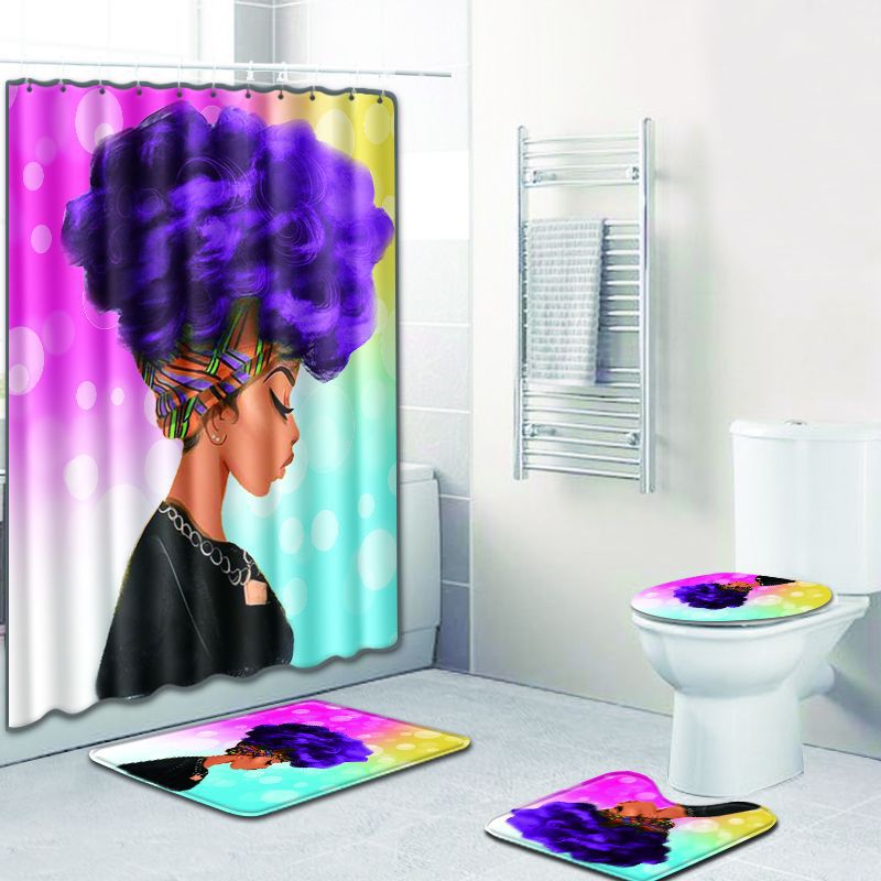 By Her Rules Shower Curtain Set