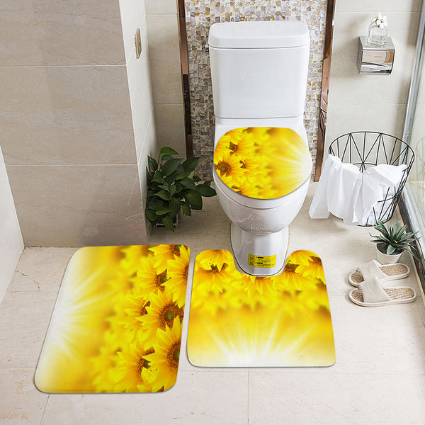 Sunflowers Bath Curtain Set