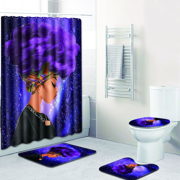 By Her Rules Shower Curtain Set